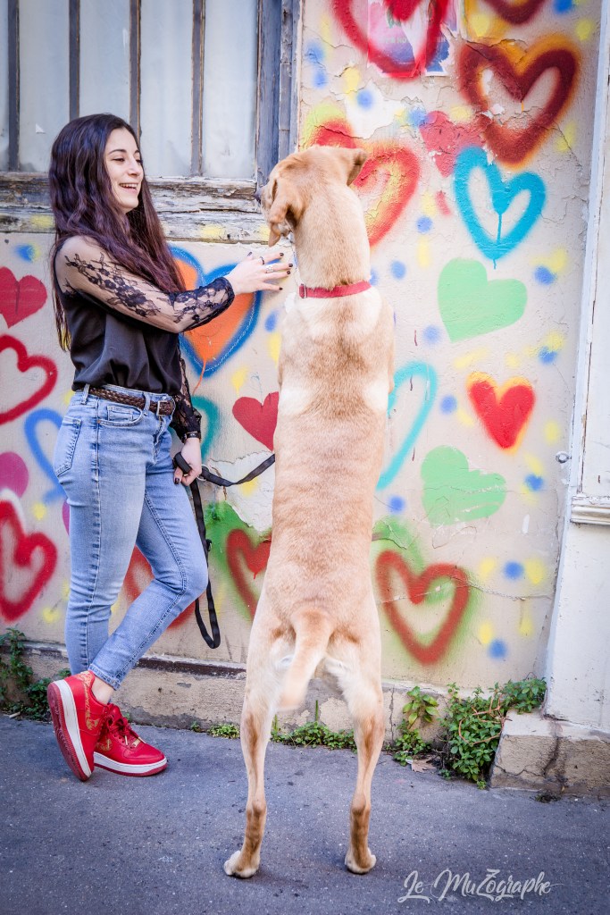 mur tagué de coeur à Paris © Nathalie Tiennot, Le MuZographe