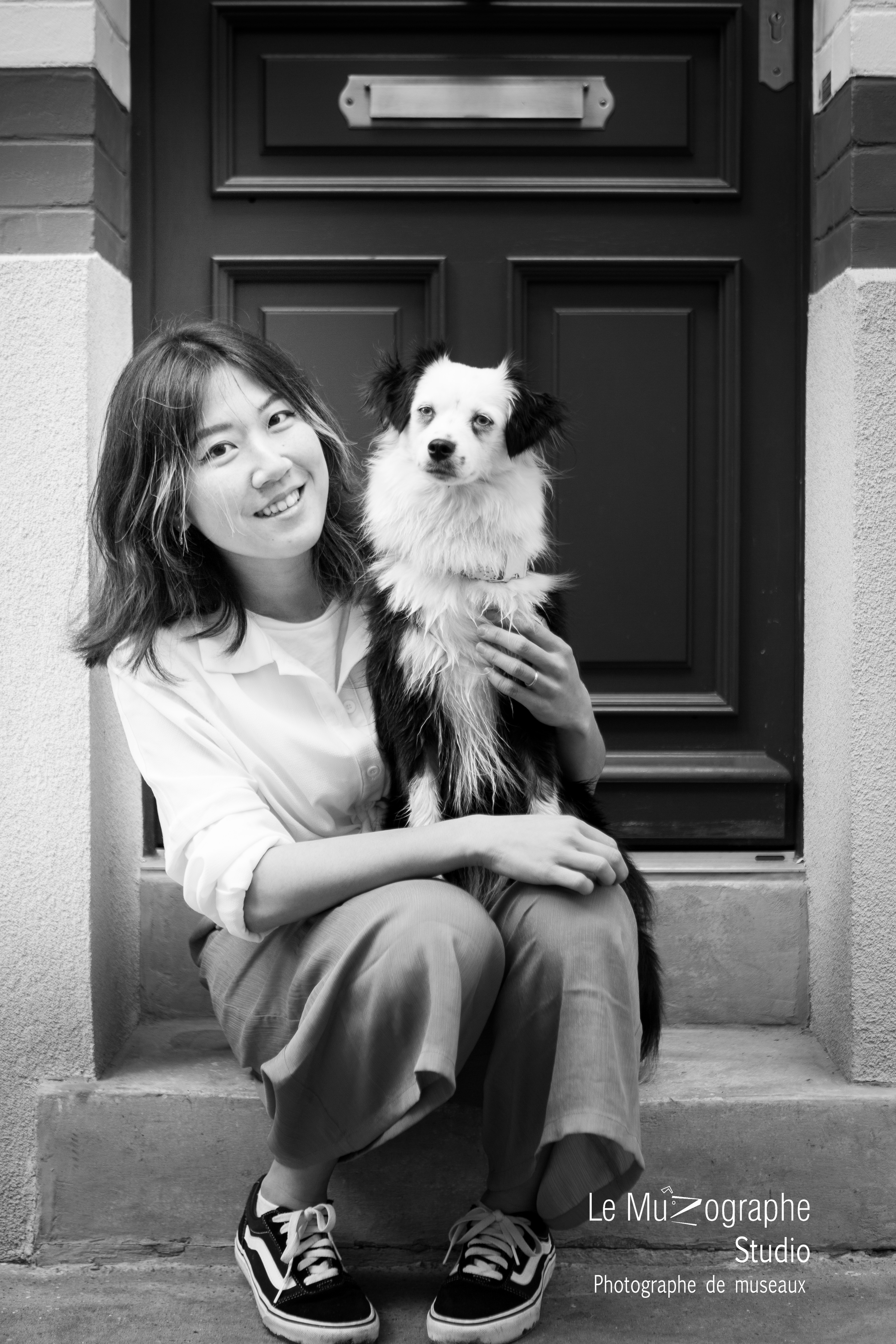 Shooting photo noir et blanc pour chien et chat par Le MuZographe, Nathalie Tiennot