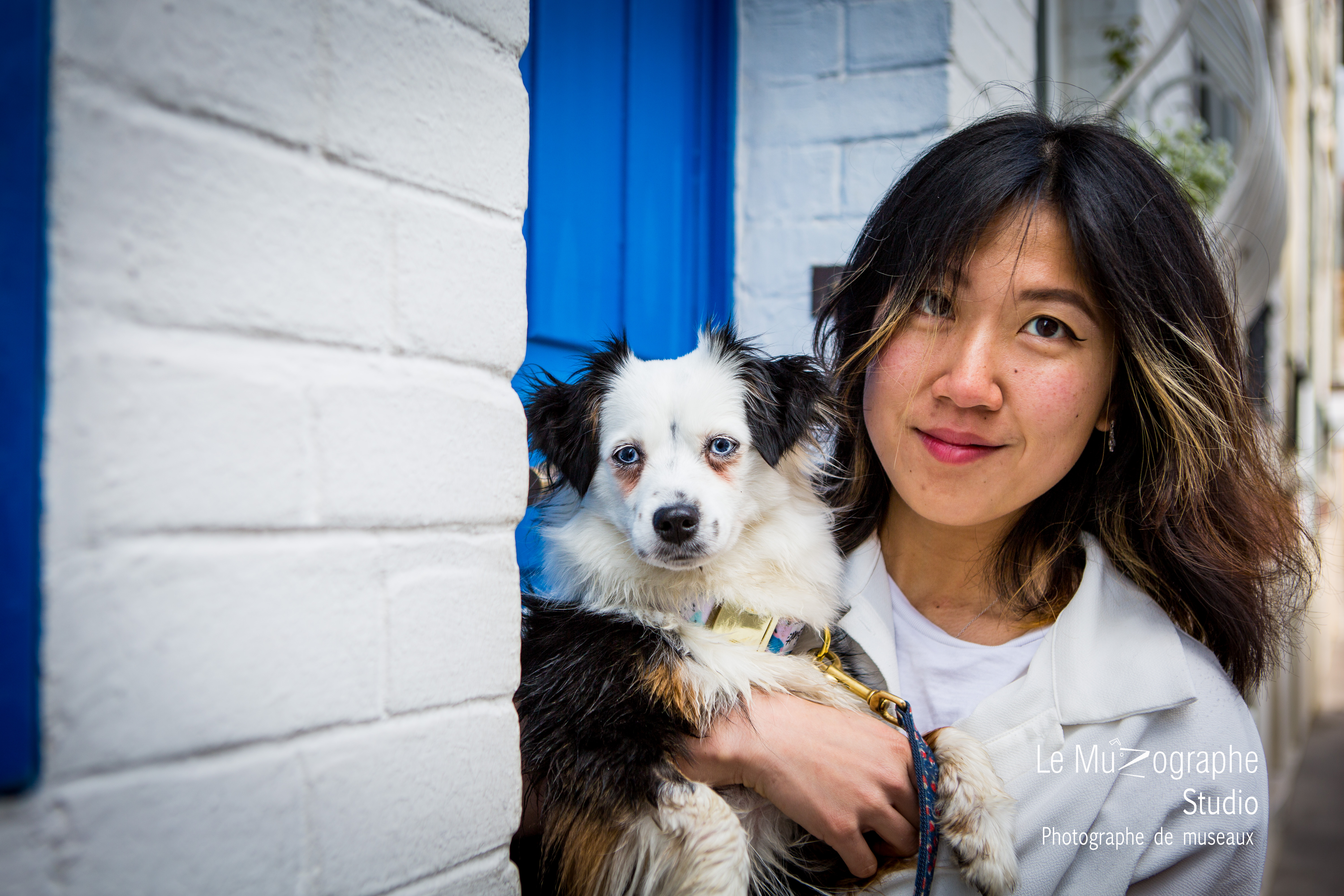 Portrait chien et maitre Paris, Vincennes, saint Mandé, © Nathalie Tiennot, Le Muzographe