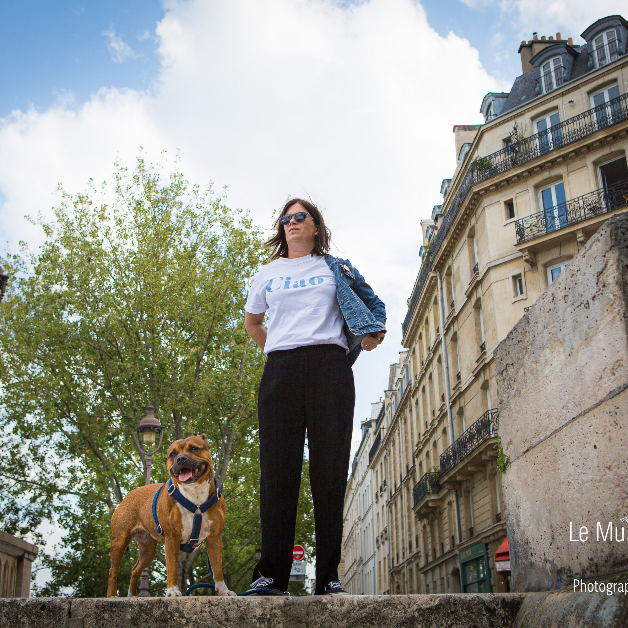Séance photo cadeau pour chien et maitre à Paris