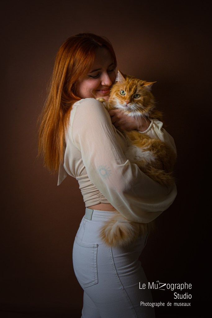 Cadeau chat fêtes des mères. Photographe animalier canin félin à Paris