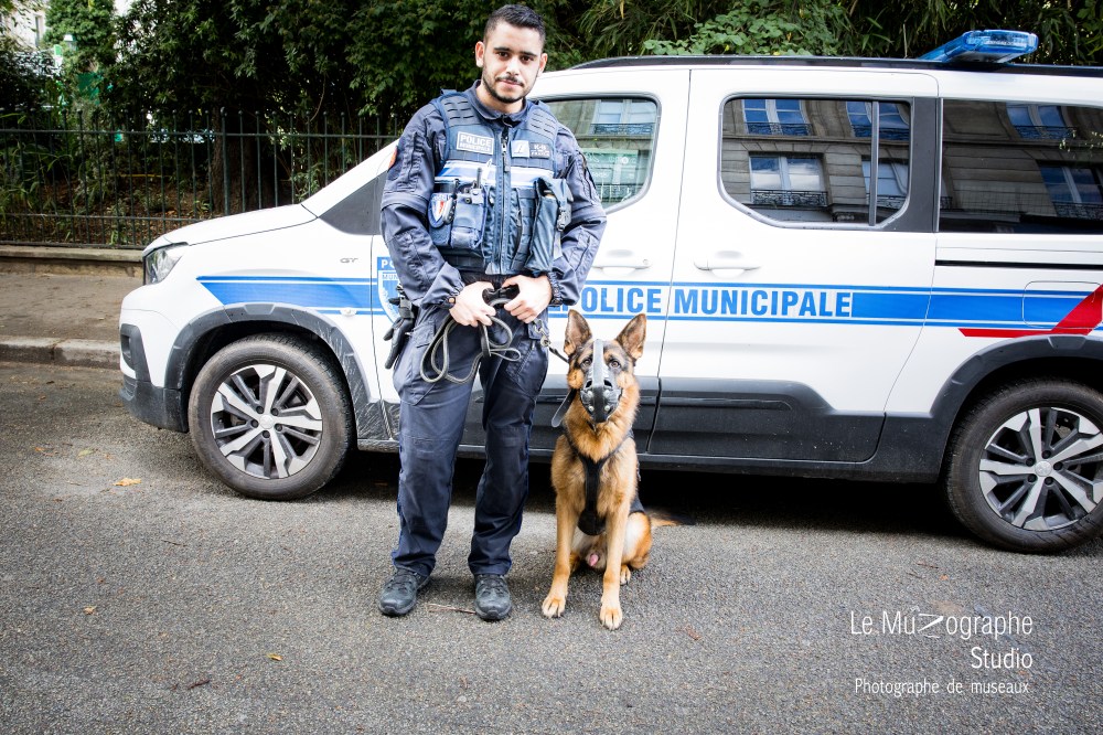 défilé canin Paris 11, chien malinois police municipale